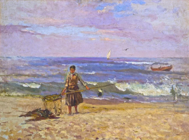 The Seaweed Gatherer, Silva Porto