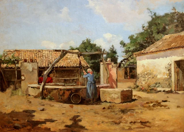 The Old Well (Odivelas), Silva Porto