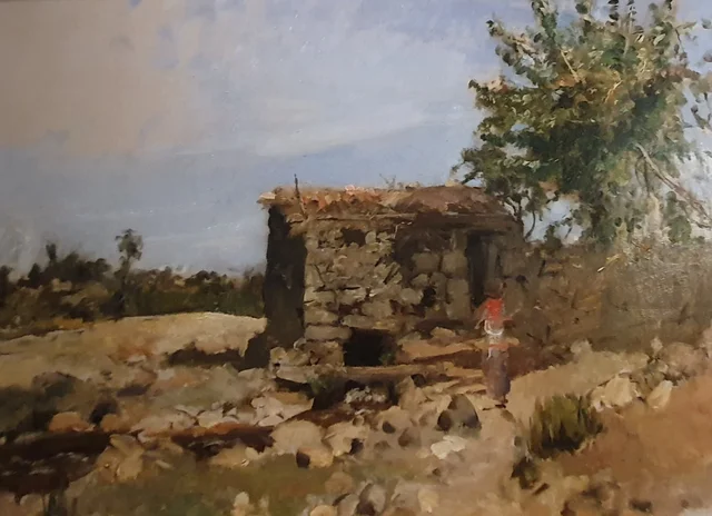 Moulin à eau (étude), Silva Porto