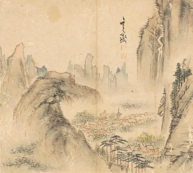 Album of paintings, image 9, Sim Sa-jeong