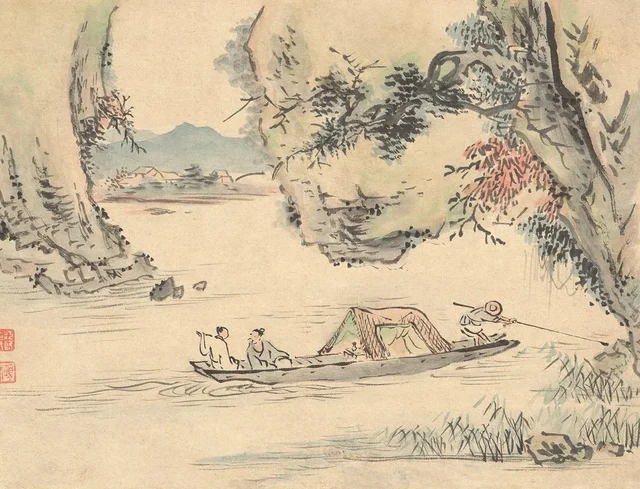 Boating excursion, Sim Sa-jeong