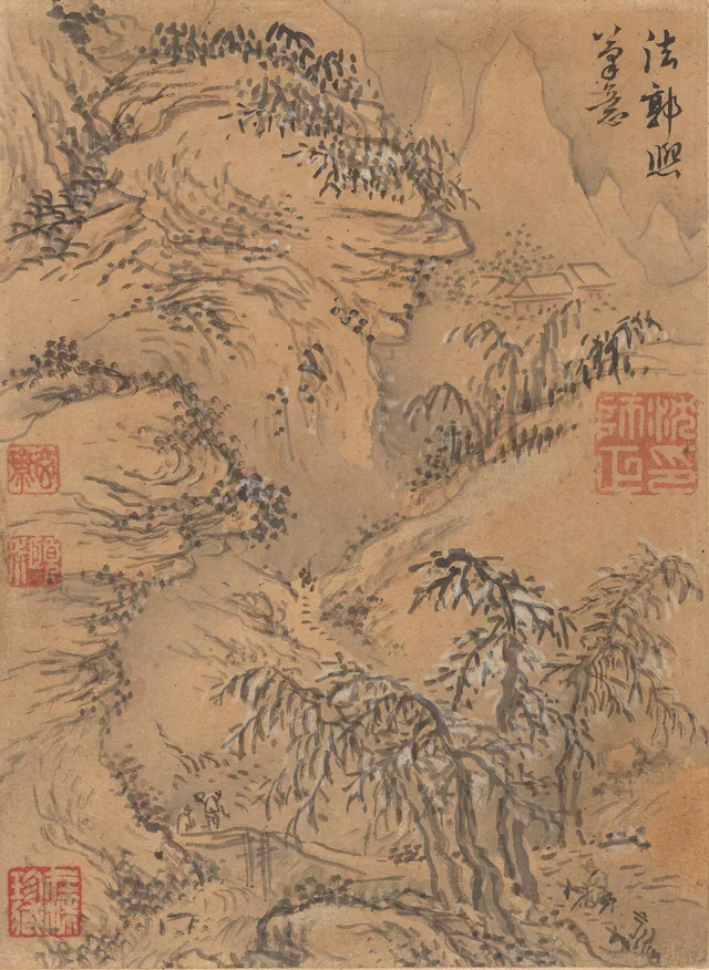 Landscape in the manner of Guo Xi