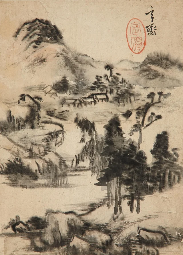 Landscape, Sim Sa-jeong