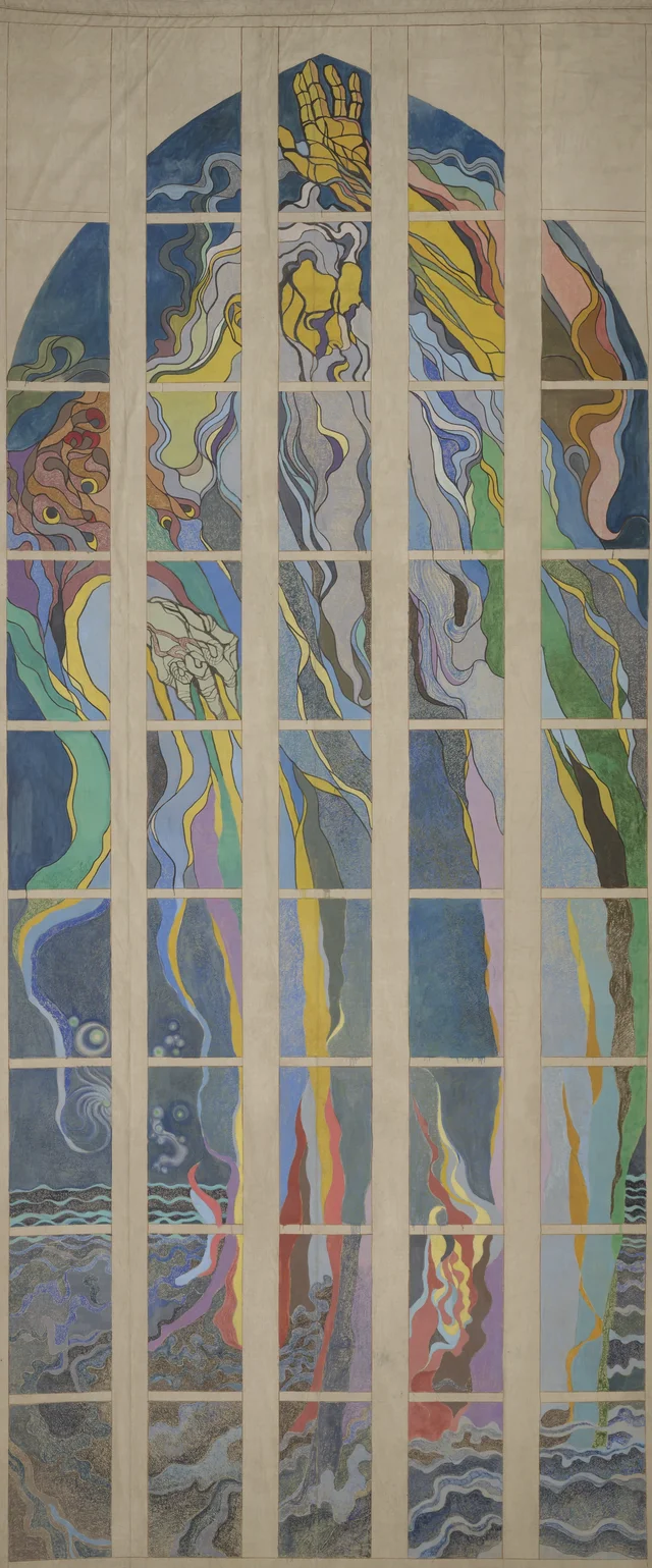 God the Father – Design to the Stained-Glass Window for the Franciscan Church in Krakow, Stanisław Wyspiański