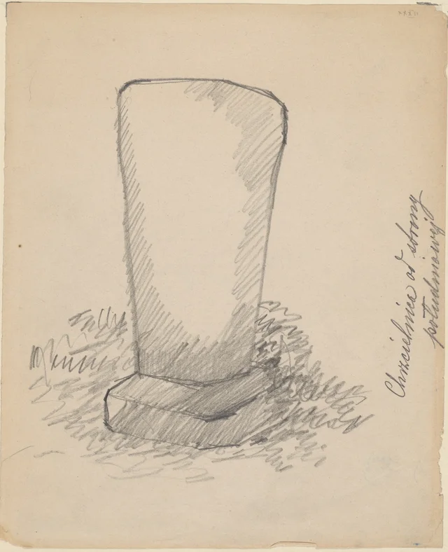 Stone baptismal font at the church in Cięcina, Stanisław Wyspiański