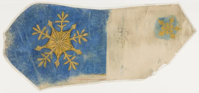 Motivos de estrelas, projeto para a policromia da igreja dos Franciscanos de Cracóvia