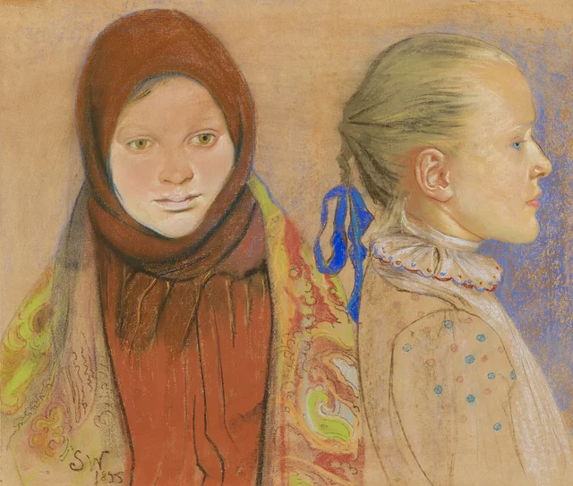Retrato de duas meninas