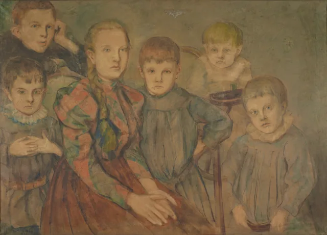 Retrato dos filhos de Tadeusz Stryjeński