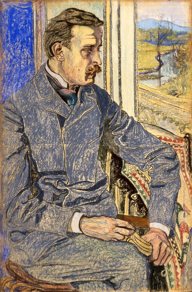 Retrato de Julian Pagaczewski, Stanisław Wyspiański