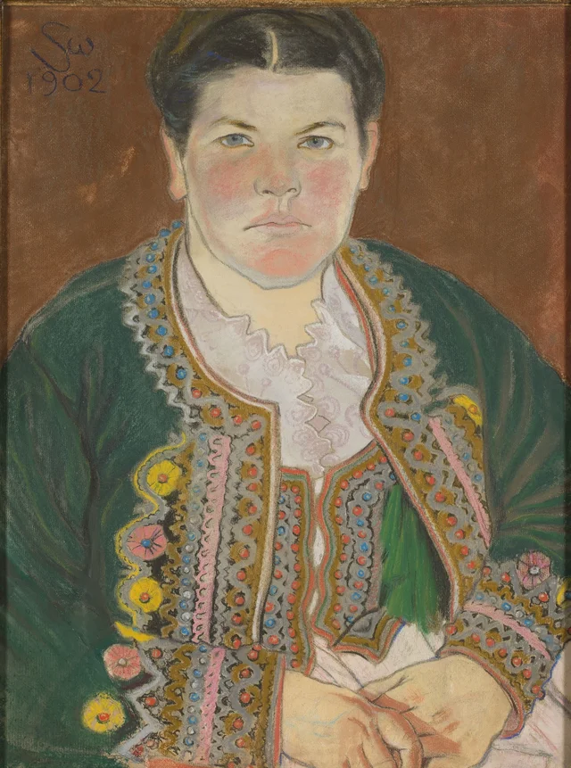 Retrato da esposa de colete