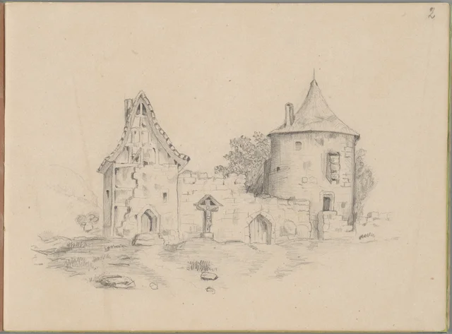 Ruínas de um castelo gótico, página 2 do álbum