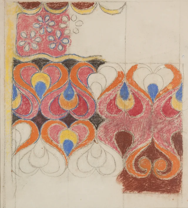 Estudo de ornamento para o projeto de policromia da igreja dos Franciscanos de Cracóvia (XXV)