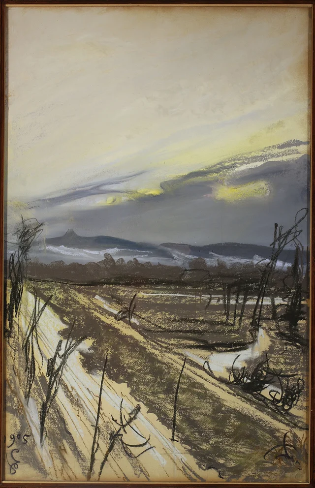 Vista da janela do ateliê do artista sobre o monte Kościuszko, Stanisław Wyspiański