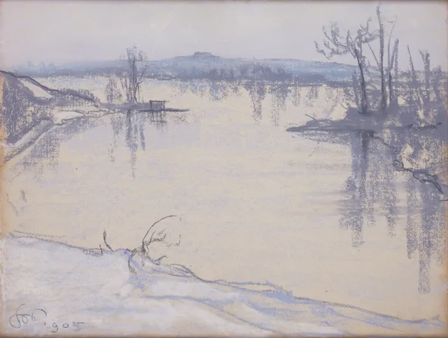O Vístula perto de Cracóvia, Stanisław Wyspiański