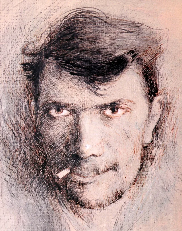 Autorretrato com cigarro