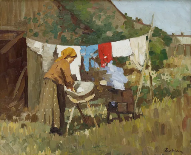 The Washerwoman, Ștefan Luchian