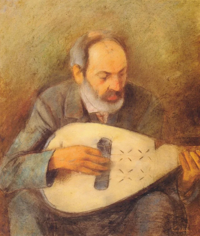 Old Nicolae, the Lute Player
