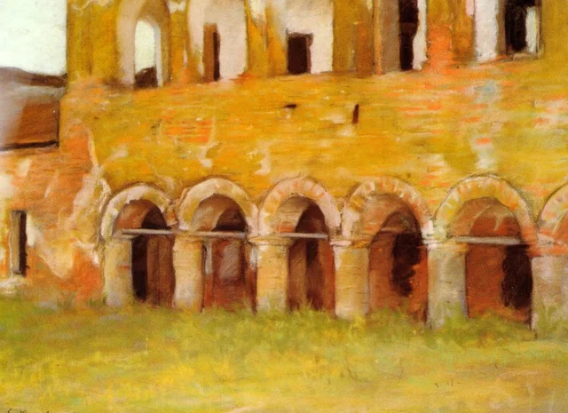 Ruins of the Comana Monastery, Ștefan Luchian