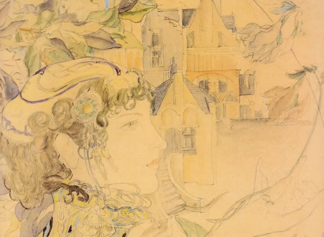 The Seasons (study for a decorative panel), Ștefan Luchian