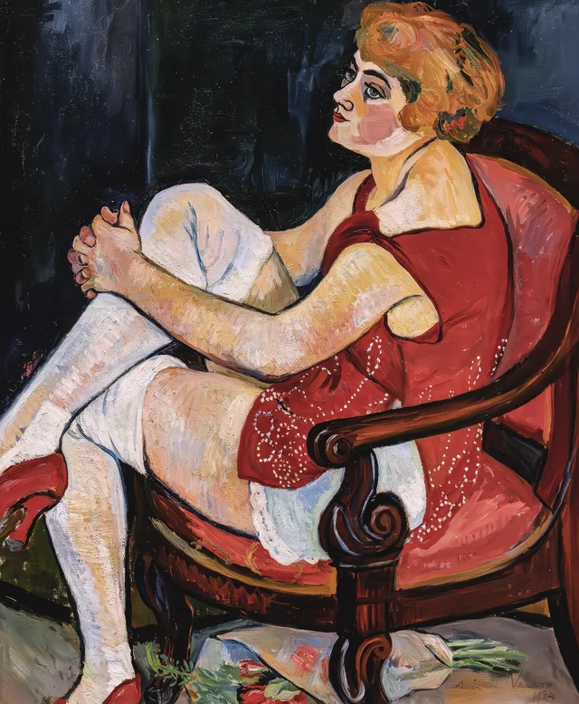 La Femme aux bas blancs, Suzanne Valadon