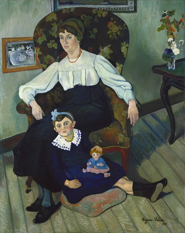 Marie Coca et sa fille Gilberte, Suzanne Valadon