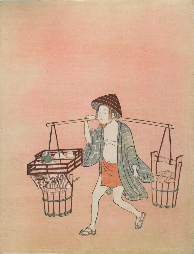 水売り（後刷）, 鈴木春信