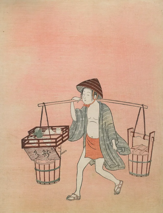 Um vendedor de água (segundo estado), Suzuki Harunobu
