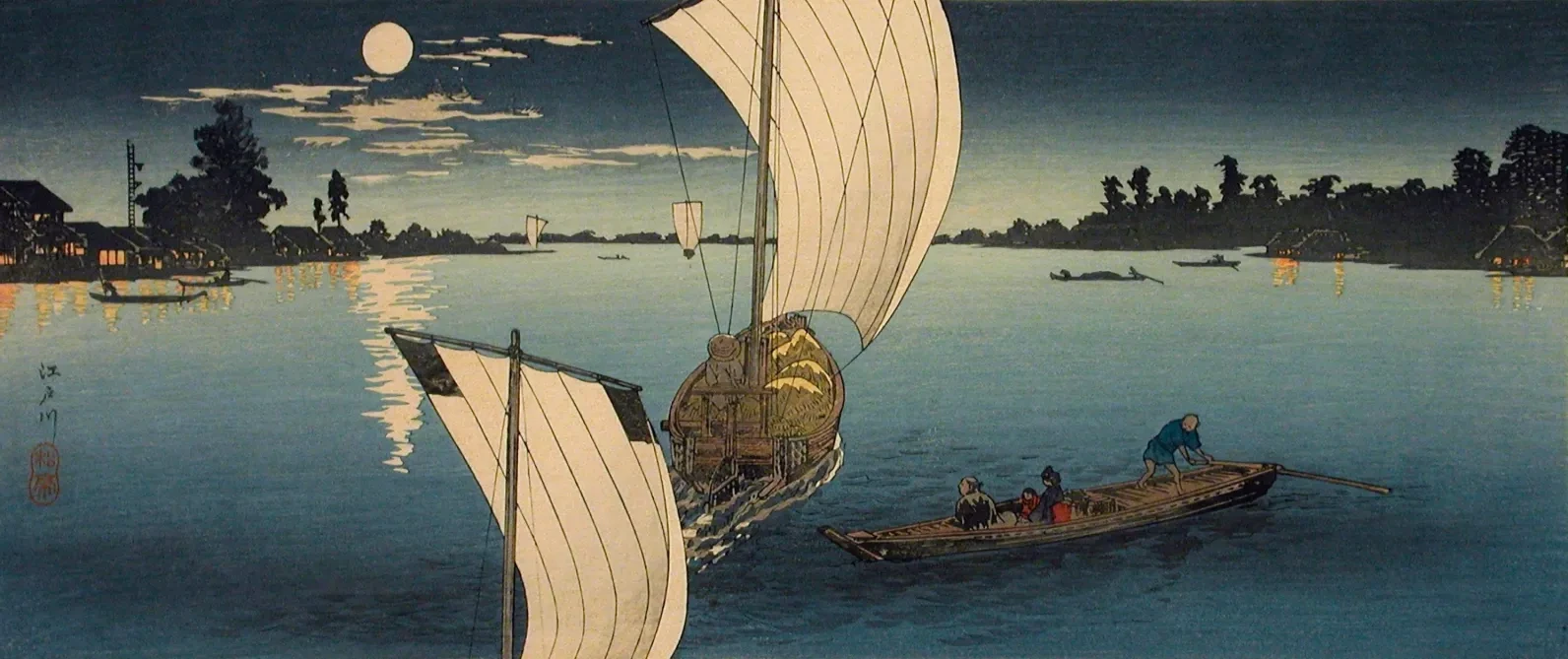 La rivière Edo, Takahashi Shōtei