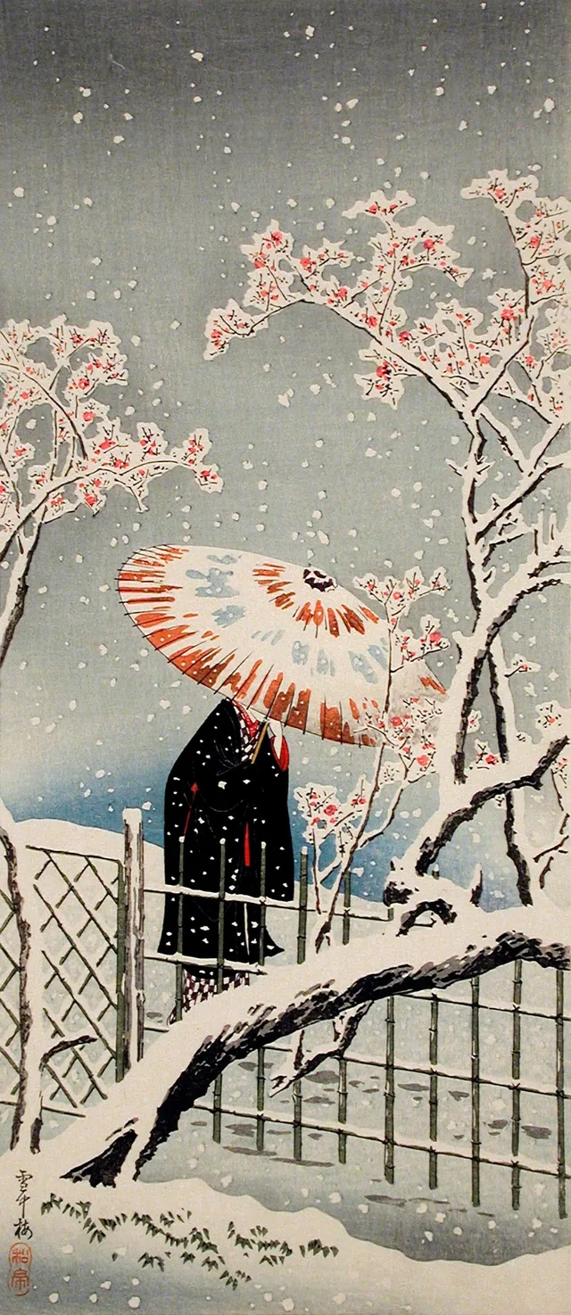 Prunier sous la neige, Takahashi Shōtei
