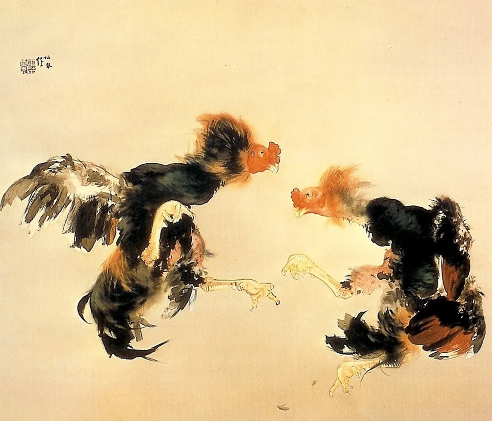 Combat de coqs, Takeuchi Seihō
