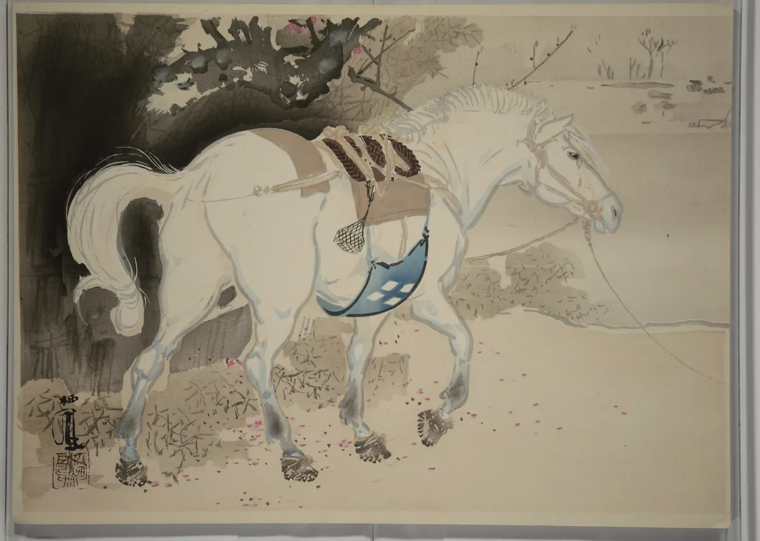 Le Cheval, de l'album Seihō jūnishi jō, Takeuchi Seihō