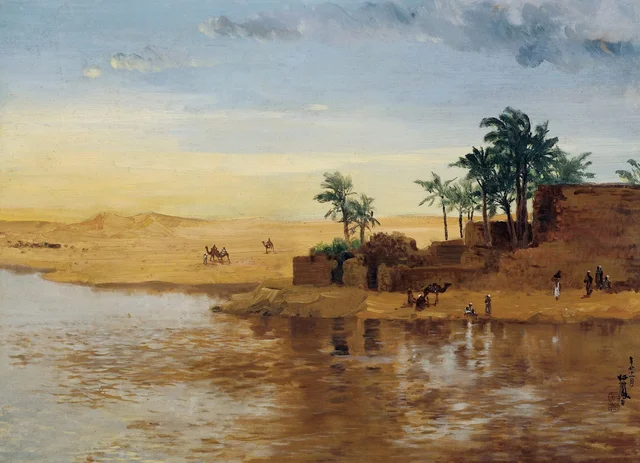 Paisaje de Suez, Takeuchi Seihō