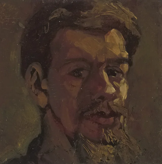 Autorretrato con barba, Theo van Doesburg