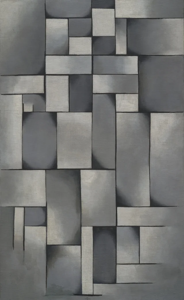 Composición en gris (Rag-time), Theo van Doesburg