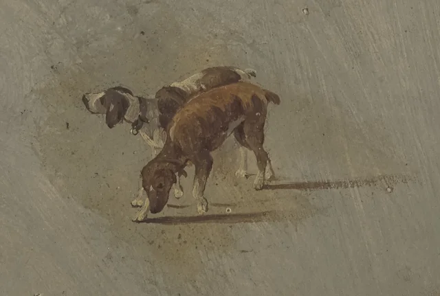 Dos perros, Theo van Doesburg
