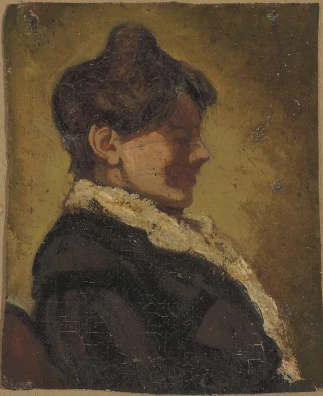 Portrait of Agnita Feis in Profile