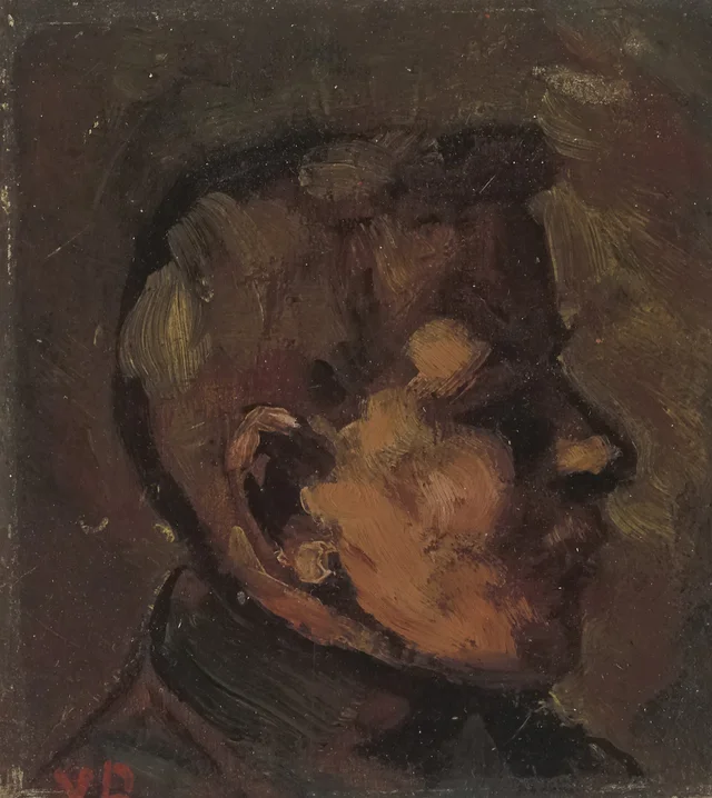 Retrato de un muchacho de perfil, Theo van Doesburg