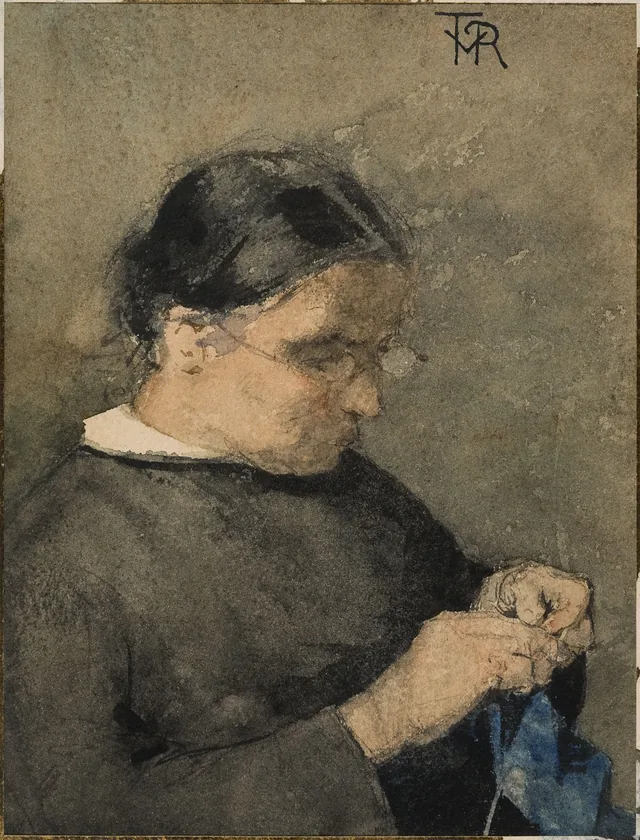 The Artist's Grandmother, Théo van Rysselberghe
