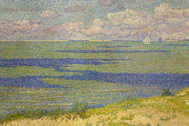 Dunas em Cadzand (vista do Escalda), Théo van Rysselberghe