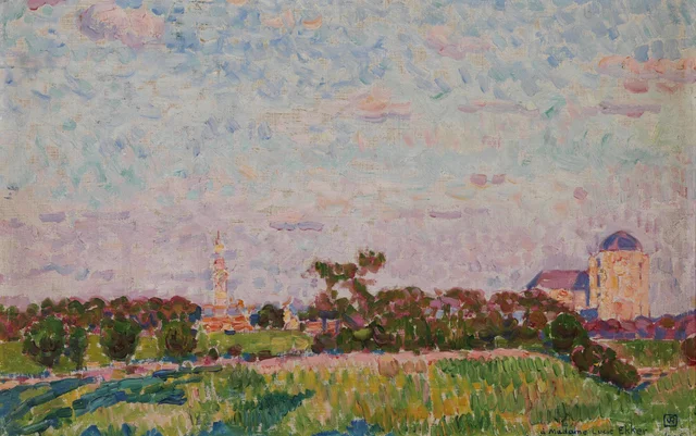 Vista de Veere, Théo van Rysselberghe