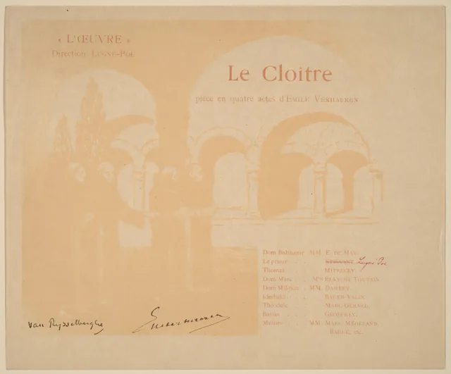 O Claustro, Théo van Rysselberghe