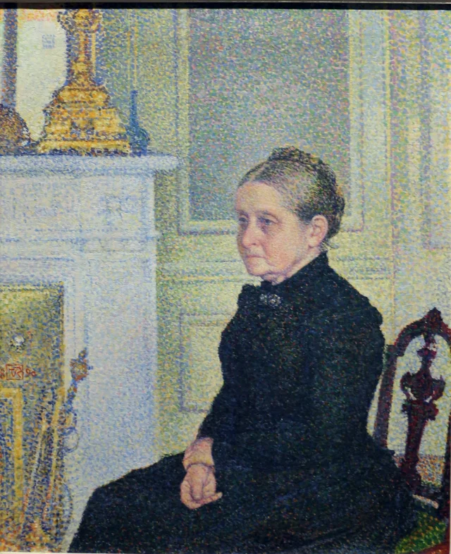 Retrato de Madame Charles Maus, Théo van Rysselberghe