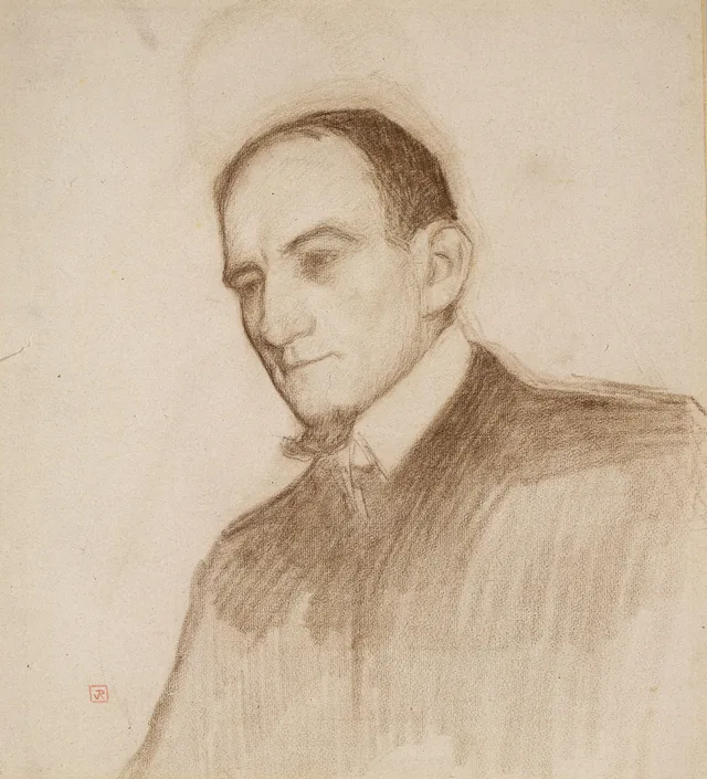 Retrato de Félix Fénéon, Théo van Rysselberghe