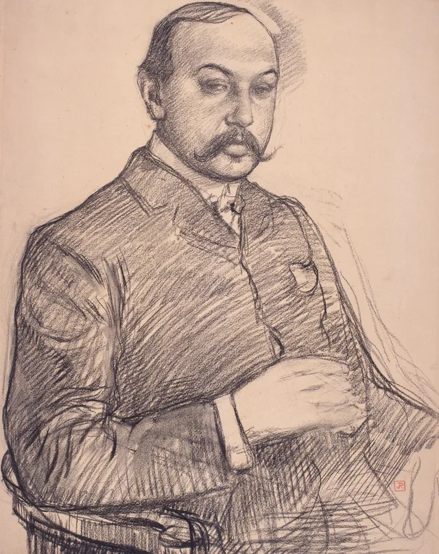 Retrato de Francis Vielé-Griffin, Théo van Rysselberghe