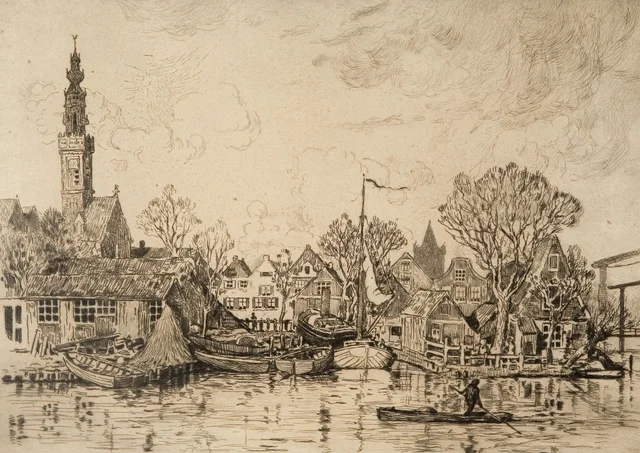 Astillero en Edam (Países Bajos)