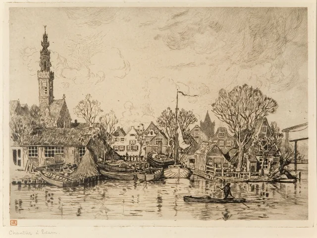 Estaleiro em Edam (Países Baixos), Théo van Rysselberghe