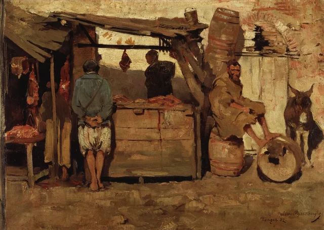Butchery in Tanger, Théo van Rysselberghe