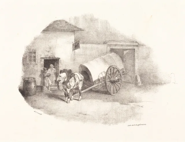 Cart Horse Freed from the Shafts, Théodore Géricault