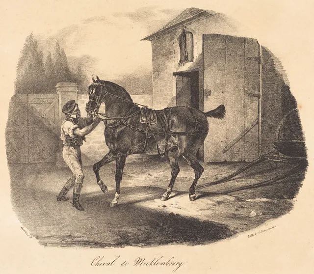 Mecklenburg Horse, Théodore Géricault