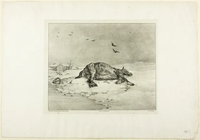 Dead Horse, Théodore Géricault